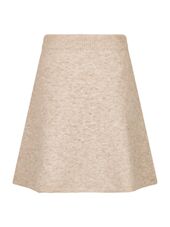 Gisa knit skirt, sand melange