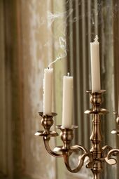 Candle holder aluminium 63cm, rose gold