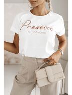 Prosecco t-shirt, blanc