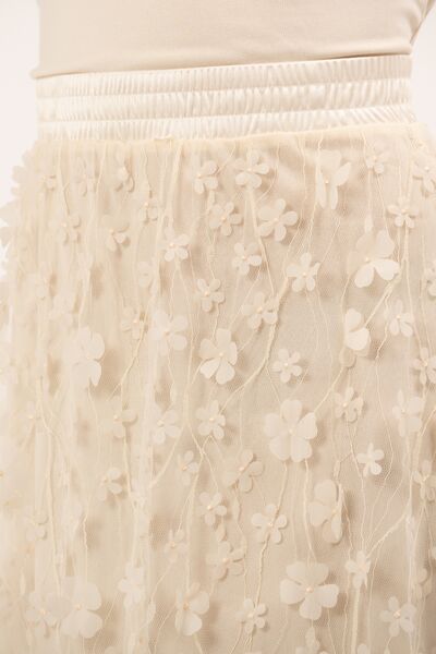 Chateau skirt, champagne