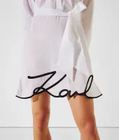 K/Signature beach dress, white