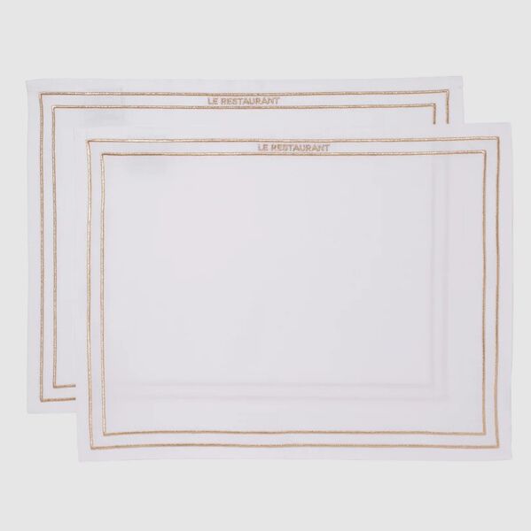 Placemats, Le Restaurant