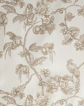 Tree print single duvet, taupe beige