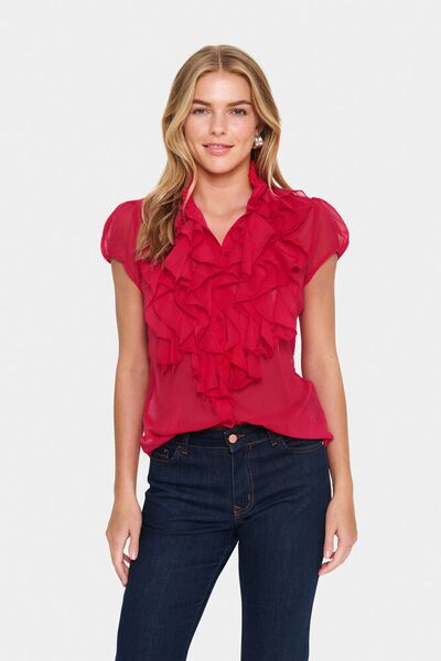 Lilja shirt, viva magenta