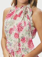 Marli big flower dress, creme