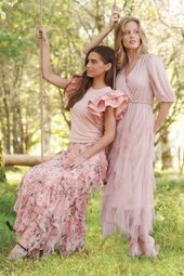 Lois top, powder pink