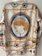 Chain print shirt, pink