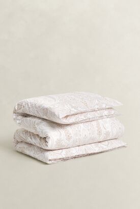 Key West Paisley double duvet, Faded beige