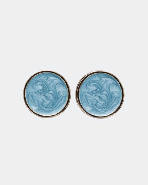 Ava pearls earrings, pearl blue