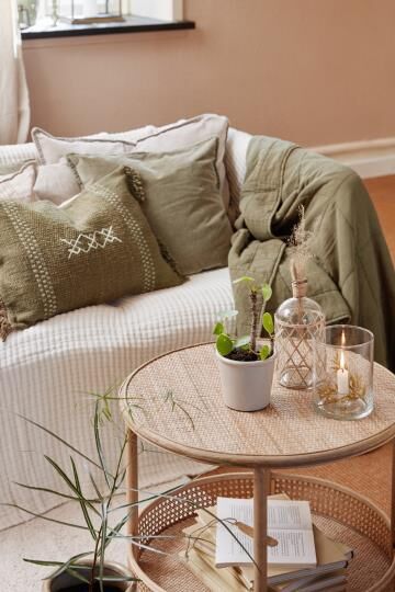 Samettityynynpäällinen 52x52, olive