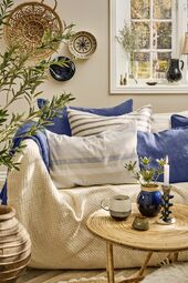 Samettityynynpäällinen 52x52, indigo