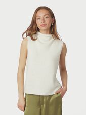 Odelia knit top, off white