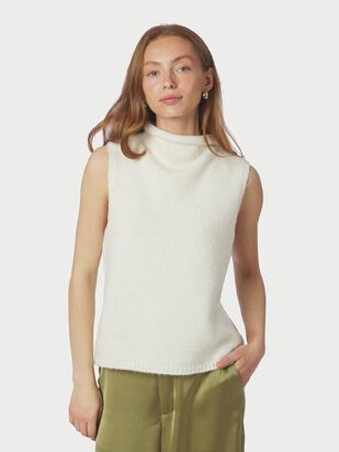 Odelia knit top, off white