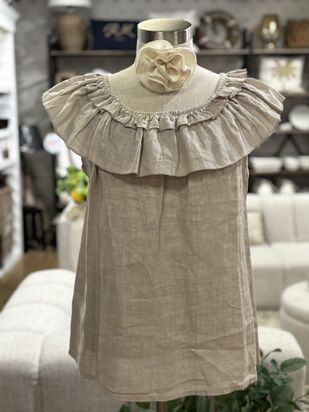 Pellavatoppi, beige