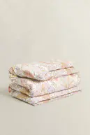 Kay west paisley single duvet, vanilla yellow