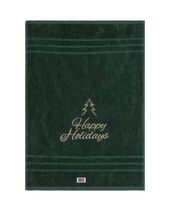 Original towel juniper happy holiday, juniper green/light beige
