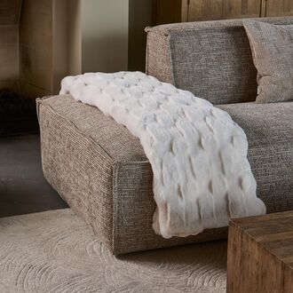 Romolo faux fur throw 180x130