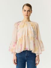 Blomina top, afterglow