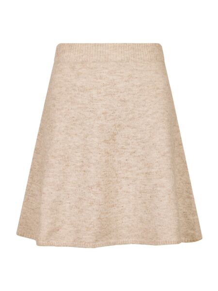 Gisa knit skirt, sand melange