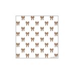 Bow paper napkins, caramel
