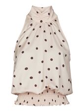 Jos big dot top, Light pink