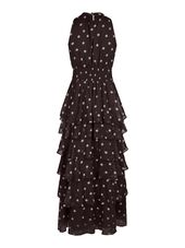 Marli big dot dress, brown
