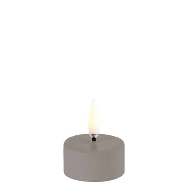 Led tealight with battery, sandstone
