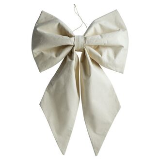 Christmas bow 60x40, cream