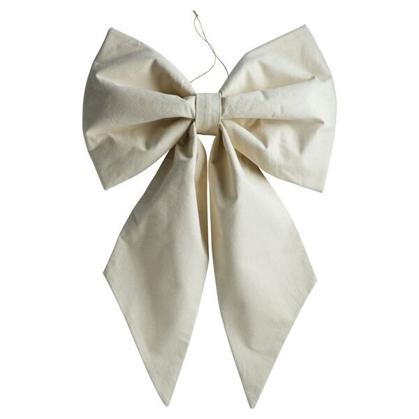 Christmas bow 60x40, cream