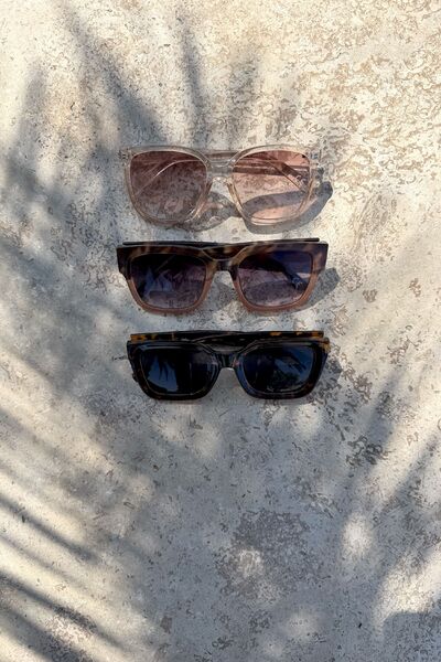 Sunglasses, leoprint taupe