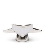 Star cake stand silver