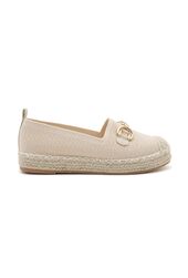 Espadrillo with buckle, beige