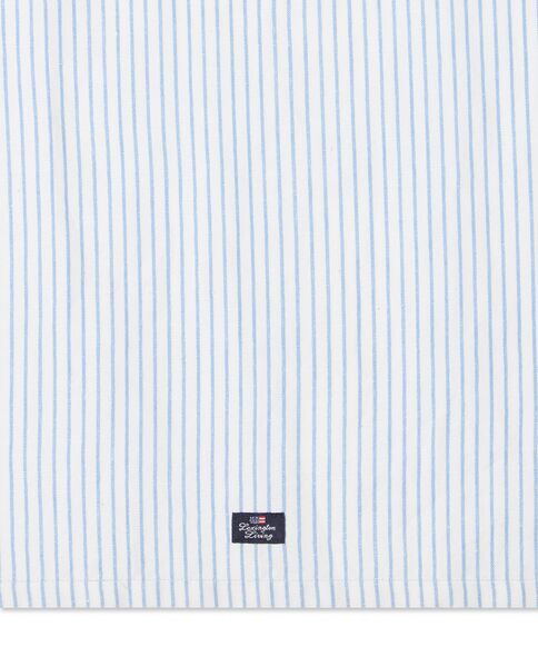 Striped Linen/Cotton Kitchen Towel, Blue/White
