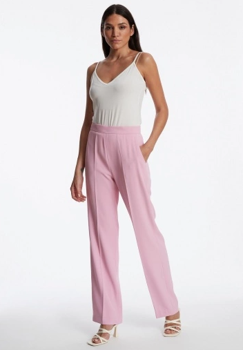 Zadya elegant trousers, original pink