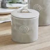 Portofino storage jar S, flax