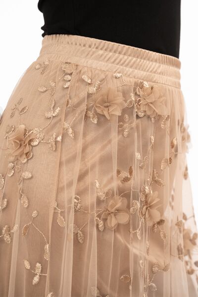Florence skirt, Antique gold