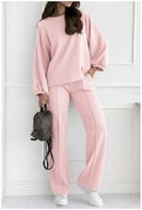 Viscose Sweatshirt & pants set, Rose