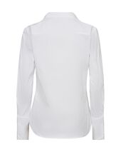 Sybel Satin Shirt, White