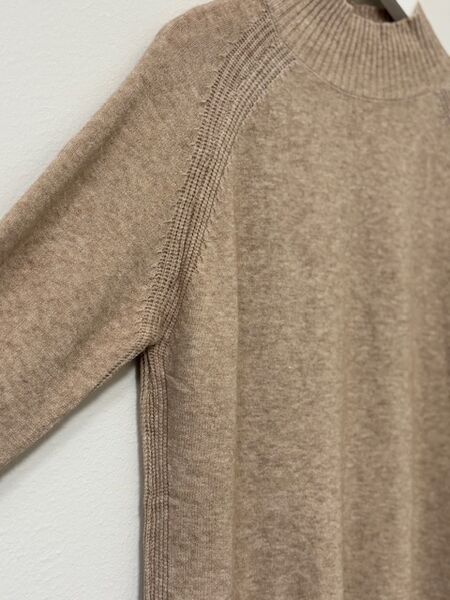 Viscose knit shirt, taupe