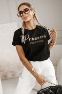 Prosecco t-shirt, noir