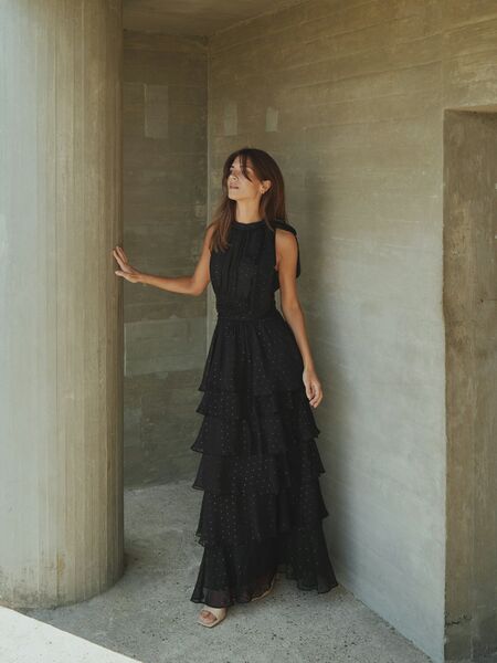 Marli glitz dress, black