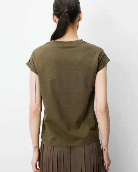 Atlas t-shirt, kaki