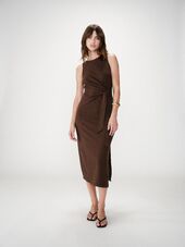 Wyla dress, chocolat