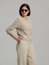 Palmer neuletakki, Latte Beige