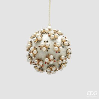 Elizabeth ornament dia 8, white