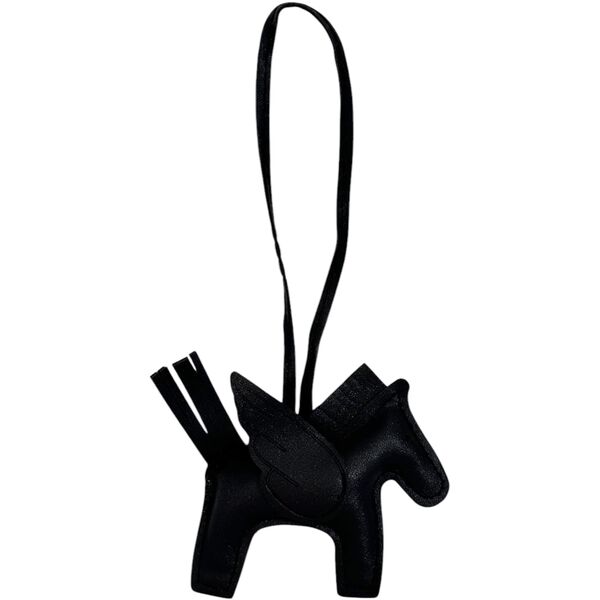 Pony bag charm, black