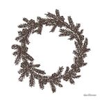 Cypress paper napkins, mocca