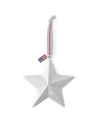 Metal star, white