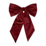 Velvet bow christmas tree decoration L