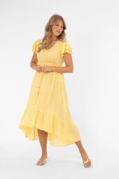 Jane dress, butter yellow